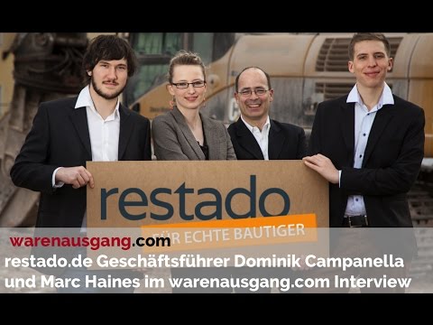 restado.de Geschäftsführer Dominik Campanella und Marc Haines im warenausgang.com Interview